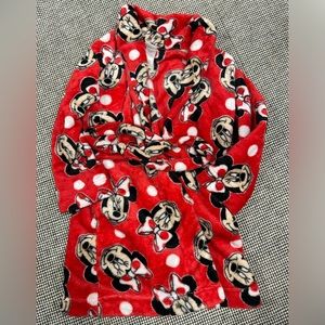 Disney Minnie Mouse Robe 4T-5T